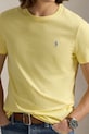 Βαμβακερό μπλουζάκι Polo Ralph Lauren κίτρινο 710671438