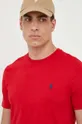 piros Polo Ralph Lauren pamut póló