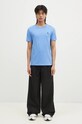 Бавовняна футболка Polo Ralph Lauren 710671438 блакитний