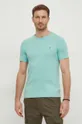 zelena Bombažna kratka majica Polo Ralph Lauren
