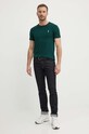 Polo Ralph Lauren t-shirt bawełniany 710671438 zielony SS25