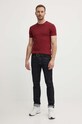 Polo Ralph Lauren t-shirt bawełniany 710671438 bordowy SS25