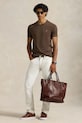 Odzież Polo Ralph Lauren t-shirt bawełniany 710671438 brązowy