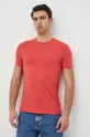 crvena Pamučna majica Polo Ralph Lauren