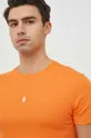 оранжевый Хлопковая футболка Polo Ralph Lauren