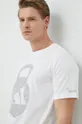 λευκό Μπλουζάκι προπόνησης adidas Performance