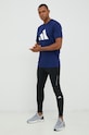 adidas Performance t-shirt treningowy Training Essentials IB8275 granatowy SS23