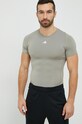 Футболка для тренинга adidas Performance slim бежевый IC2156