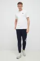 Βαμβακερό μπλουζάκι adidas 0 λευκό