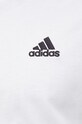 Памучна тениска adidas IC9286 бял