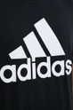 чёрный Хлопковая футболка adidas