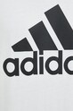 Бавовняна футболка adidas IC9349 білий