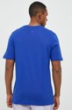 Odzież adidas t-shirt bawełniany IC9351 niebieski