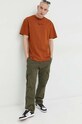 Karl Kani t-shirt bawełniany 6037458 brązowy SS23
