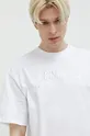 λευκό Βαμβακερό μπλουζάκι Karl Kani