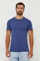 Хлопковая футболка Polo Ralph Lauren 3 шт хлопок голубой 714830304