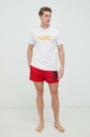Karl Lagerfeld t-shirt bawełniany 230M2211 biały AA00
