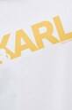 Karl Lagerfeld t-shirt bawełniany 230M2211 biały