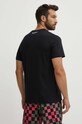 Odzież Karl Lagerfeld t-shirt bawełniany 230M2211 czarny