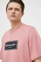 różowy Michael Kors t-shirt bawełniany