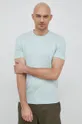 бирюзовый Хлопковая футболка Calvin Klein