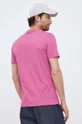 fioletowy Calvin Klein t-shirt bawełniany