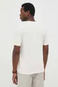 Calvin Klein t-shirt z domieszką lnu 75 % Bawełna, 25 % Len