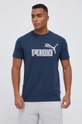 granatowy Puma t-shirt bawełniany