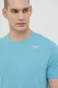 niebieski Mizuno t-shirt do biegania Impulse