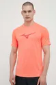 pomarańczowy Mizuno t-shirt do biegania Core RB