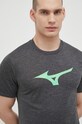 Mizuno t-shirt do biegania Core RB regular szary J2GAA006