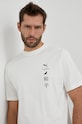 Bombažna kratka majica Puma X STAPLE bež 621841
