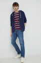 Levi's t-shirt bawełniany 56605.0147 granatowy SS23