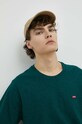 βαμβακερό μπλουζάκι Levi's πράσινο 56605.0150