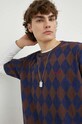 Βαμβακερό μπλουζάκι Levi's πολύχρωμο A0637.0045