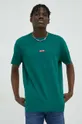 zielony Levi's t-shirt bawełniany Męski