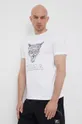 Bavlnené tričko Puma biela