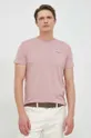różowy Pepe Jeans t-shirt jack Męski