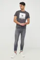 Βαμβακερό μπλουζάκι Pepe Jeans Alfred γκρί