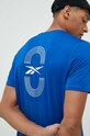 Футболка для бега Reebok regular голубой HY2710