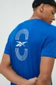 μπλε Μπλουζάκι για τρέξιμο Reebok Ανδρικά