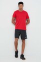Бавовняна футболка Reebok IL3697 червоний AW23