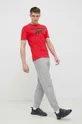 Reebok t-shirt bawełniany czerwony
