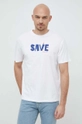 biały Save The Duck t-shirt bawełniany