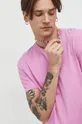 ροζ Βαμβακερό μπλουζάκι Jack & Jones JJEORGANIC