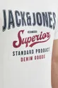 λευκό Βαμβακερό μπλουζάκι Jack & Jones JJELOGO