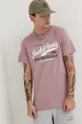 różowy Jack & Jones t-shirt bawełniany JJSTAR