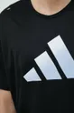 Kratka majica za tek adidas Performance Run Icons Moški