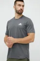 Kratka majica za vadbo adidas Performance Designed for Move siva