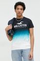 černá Bavlněné tričko Hollister Co.